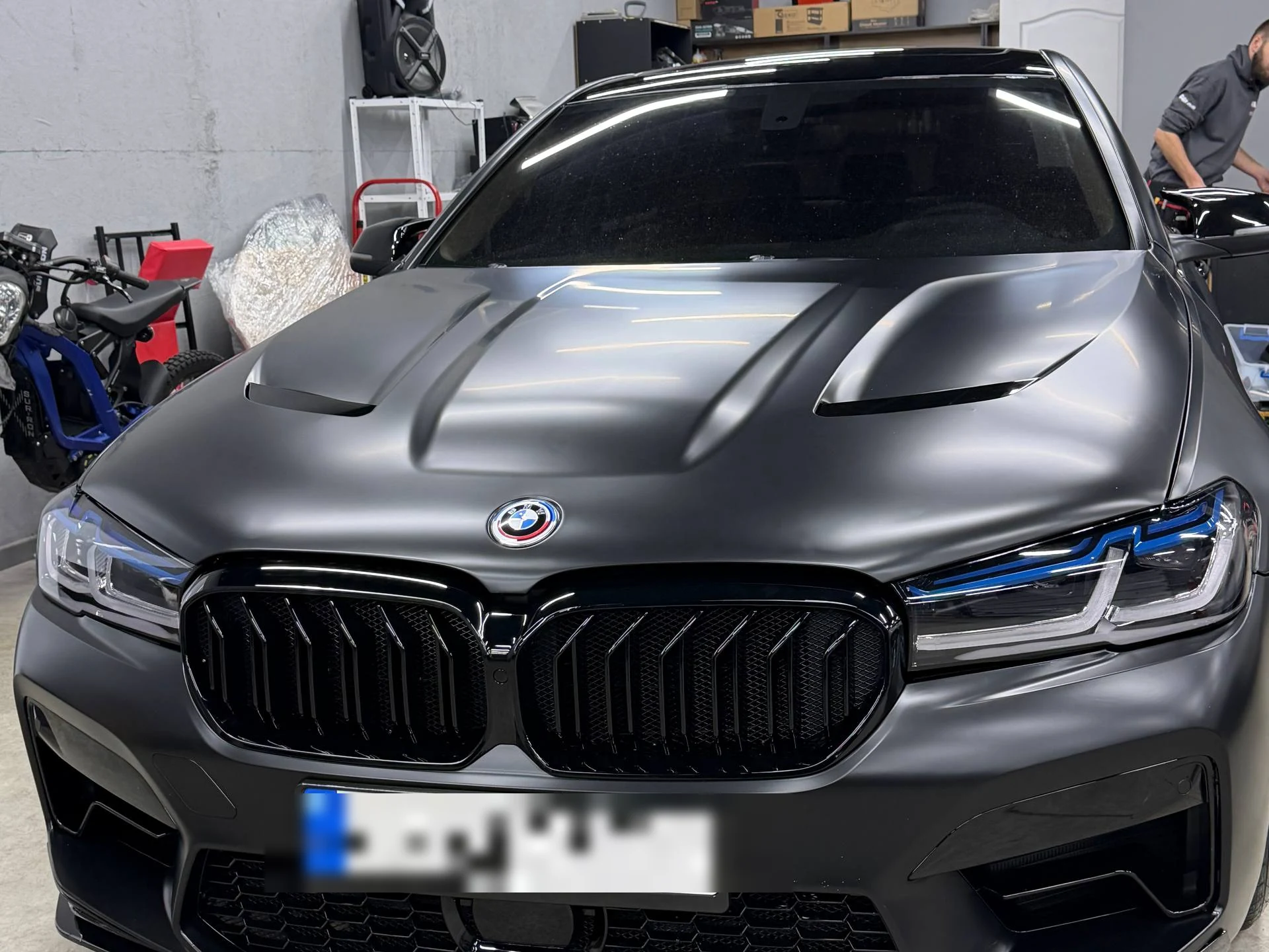 BMW 5 (F10) — Матова плівка · рестайлінг